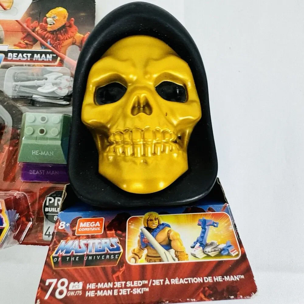Mega Construx‎ Masters Universe Skeletor He-Man Jet Sled Set & Zodac Scubattack